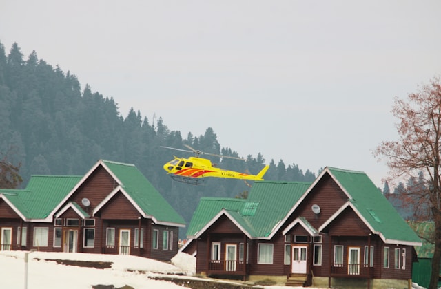 Helicopter Ride in Gulmarg